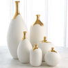 Global Views Dipped Golden Sphere Vase