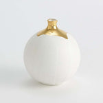 Global Views Dipped Golden Sphere Vase