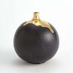 Global Views Dipped Golden Sphere Vase