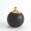 Global Views Dipped Golden Sphere Vase