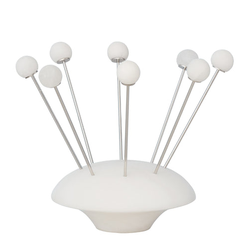 Global Views Alabaster Cocktail Pick Set of 8