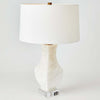 Global Views Alabaster Square Urn Lamp