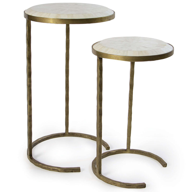 Regina Andrew Bone Veneer Nesting Table Set