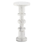 Currey & Co Sasha Marble Drinks Table