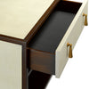 Currey & Co Evie Shagreen Nightstand - Final Sale