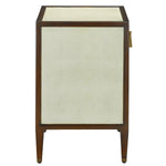 Currey & Co Evie Shagreen Nightstand - Final Sale