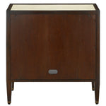 Currey & Co Evie Shagreen Nightstand - Final Sale