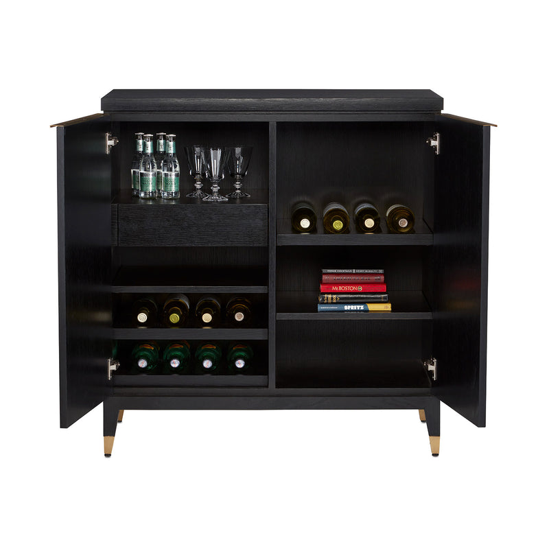 Currey & Co Sergio Bar Cabinet - Final Sale