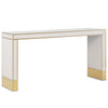 Currey & Co Arden Ivory Console Table