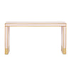 Currey & Co Arden Ivory Console Table