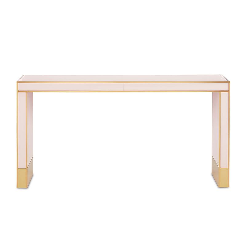 Currey & Co Arden Ivory Console Table