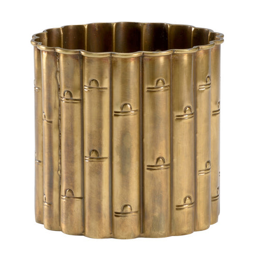 Wildwood Brass Bamboo Planter