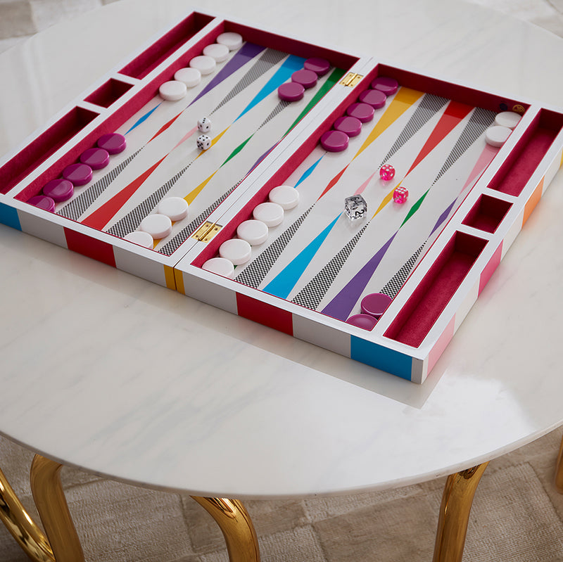 Jonathan Adler Checkerboard Backgammon Set