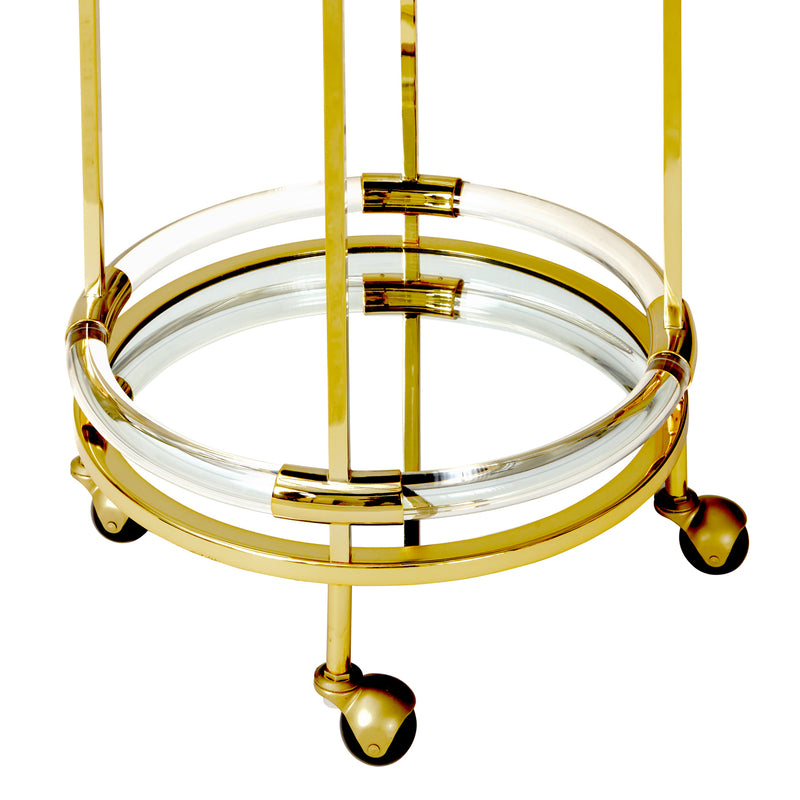 Jonathan Adler Jacques Round Bar Cart