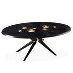 Jonathan Adler Trocadero Ebonized Oak Dining Table