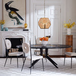 Jonathan Adler Trocadero Ebonized Oak Dining Table