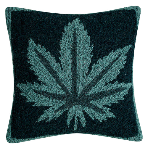 Justina Blakeney Mary Jane Teal Hook Throw Pillow