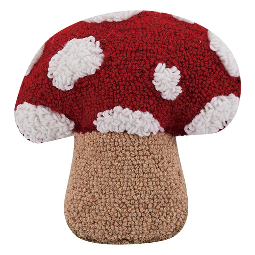 Mushroom Shaped Hook Throw Pillow