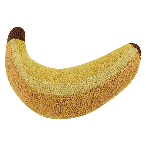 Banana Shaped Hook Throw Pillow