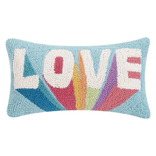 Love Lookout Hook Throw Pillow