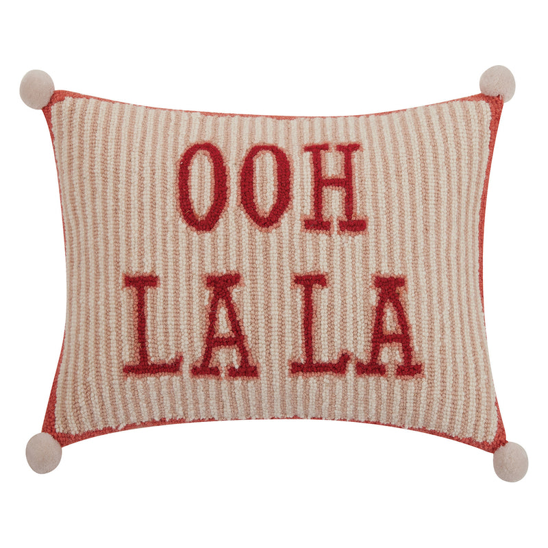 Yvonne Ellen Oh La La Bird Hook Throw Pillow