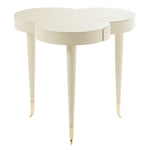 Jonathan Adler Flow Leather Trefoil Table