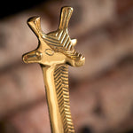 Jonathan Adler Brass Giraffe Andiron Set