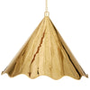 Jonathan Adler Brass Ripple Large Pendant