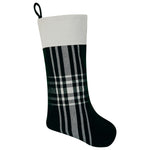 Christmas Plaid Green Stocking Set of 2