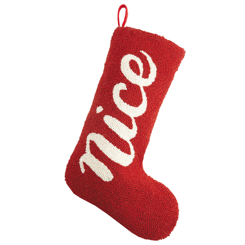 Nice Red Hook Christmas Stocking