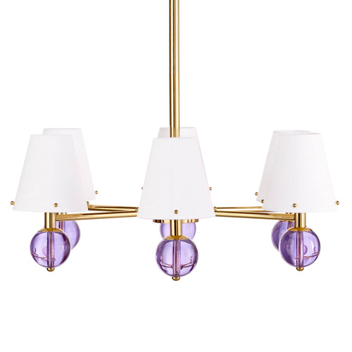 Jonathan Adler Belvedere Six Light Chandelier