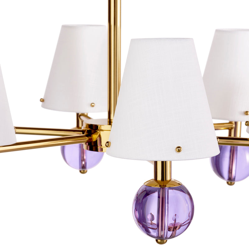 Jonathan Adler Belvedere Six Light Chandelier