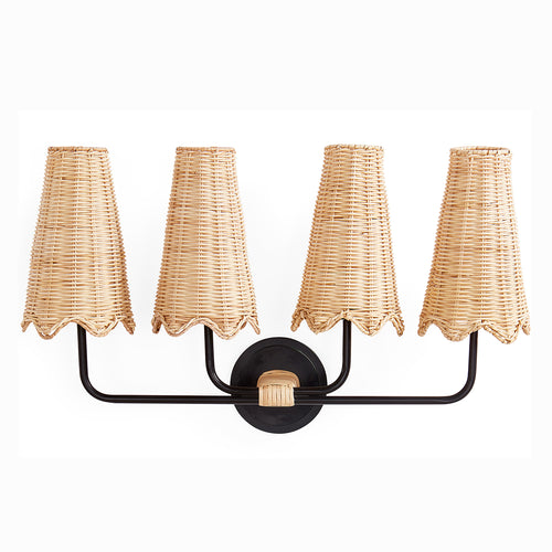 Jonathan Adler Wellington Four Arm Wall Sconce