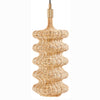 Jonathan Adler Wicker Wave Pendant