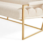 Jonathan Adler Channeled Goldfinger Apartment Sofa