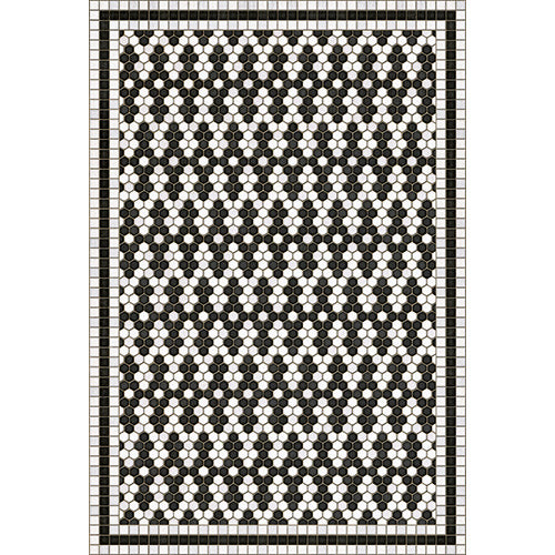 Mosaic D - Fordham Street Vinyl Floorcloth