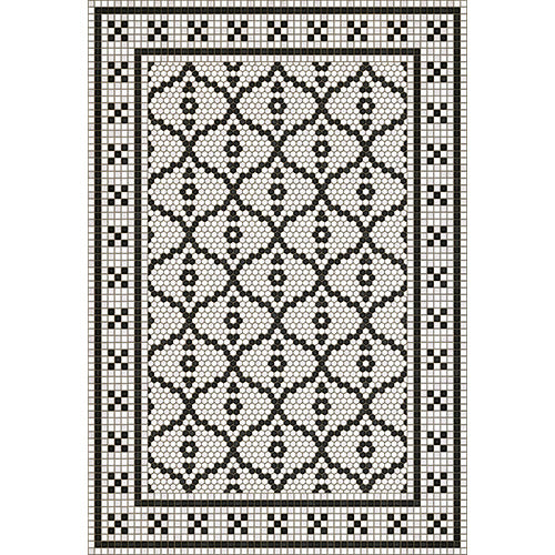 Mosaic F - Queensboro Plaza Vinyl Floorcloth