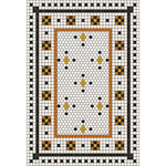 Mosaic F - Rawson Street Vinyl Floorcloth