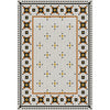 Mosaic F - Rawson Street Vinyl Floorcloth