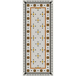 Mosaic F - Rawson Street Vinyl Floorcloth