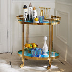 Jonathan Adler Ultramarine Bar Cart