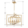 Crystorama Capri 5-Light Chandelier