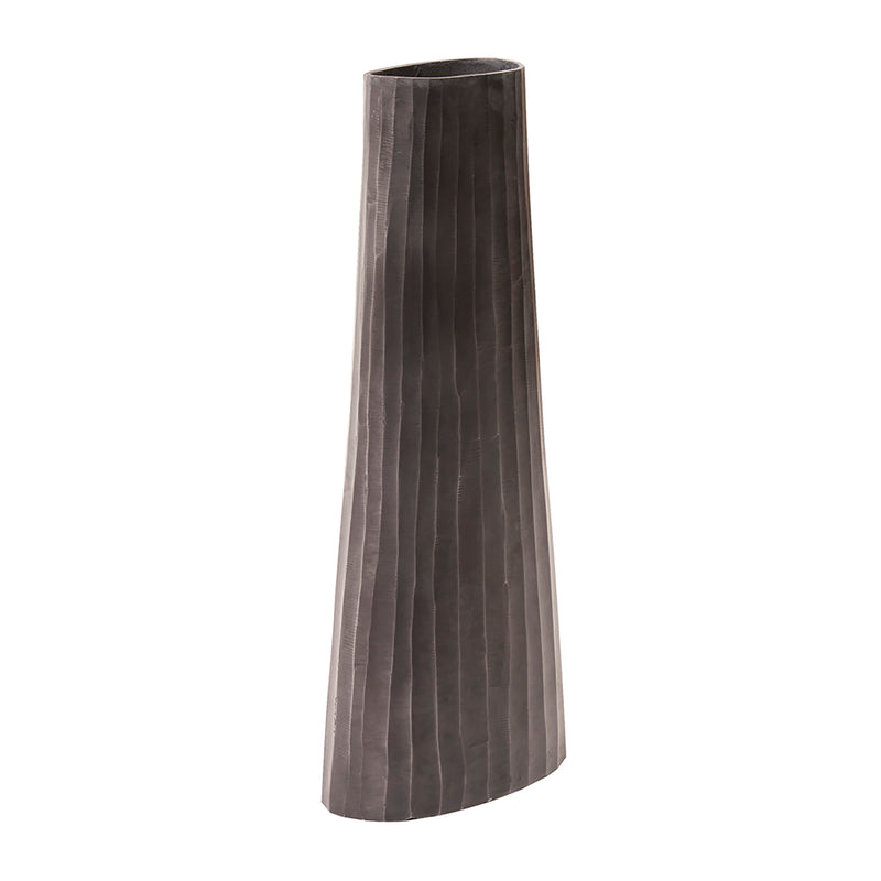 Chiseled Metal Vase