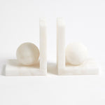 Global Views Alabaster Bookend Set