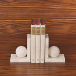 Global Views Alabaster Bookend Set