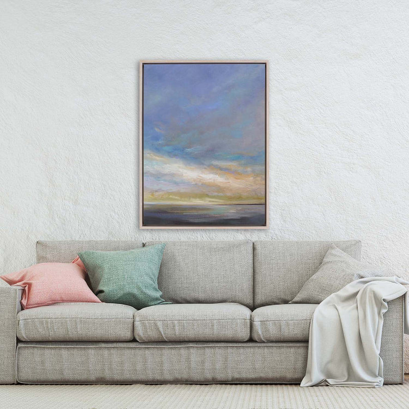 Finch Coastal Clouds III Canvas Art