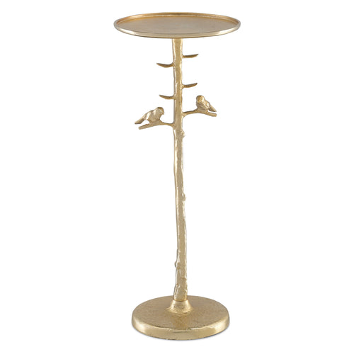 Currey & Co Piaf Gold Drinks Table