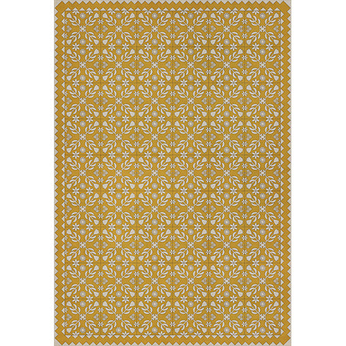 Floral Quilt - Autumn Moonlight Vinyl Floorcloth