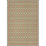 Floral Quilt - Flowers In The Mirror Vinyl Floorcloth