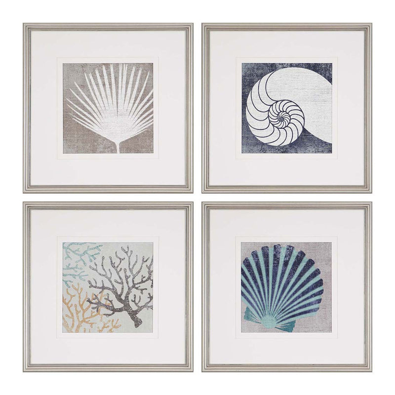 Nicoll Coastal II Framed Art Set of 4